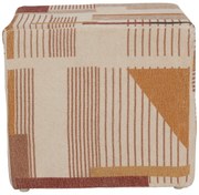 Πουφ Lille - Γήινες Αποχρώσεις 42 x 38 CM Urban Nature Culture Amsterdam