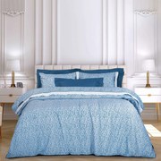 Σετ Σεντόνια Βαμβακοσατέν King 260x280εκ. Εssential 2268 Μπλε-Λευκό Greenwich Polo Club