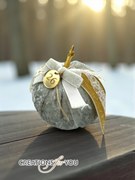 Κολοκύθα Γκρι του πάγου βελούδινη μεσαία - Χρυσό