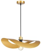 Φωτιστικό Κρεμαστό Μονόφωτο 1xE27 D500x H1500mm Μέταλλο Χρυσαφί Mas Viokef 4304401