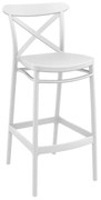 SIESTA CROSS 75εκ. ΣΚΑΜΠΟ WHITE ΠΟΛ/ΝΙΟΥ 45Χ52Χ106εκ.20.0605