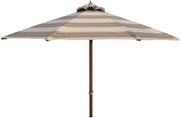 Ομπρέλα Επαγγελματική Fiji 01-00-1237 290gr/m² Φ2m Striped Beige-Brown