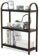 Umbra Bellwood blk ξύλινη ραφιέρα δαπέδου 90x25x72εκ