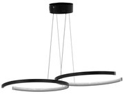 Ceiling light PWL-1176 LED 3000K in black color 66x39x44cm 66x39x44 εκ.