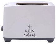 Estia 06-13820 Gusto Φρυγανιέρα 2 Θέσεων 750W,  Λευκή