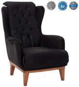 Intrahome ΠΟΛΥΘΡΟΝΑ ΜΠΕΡΖΕΡΑ KUCASABLANCALCASABLANCA_LUMPURENNINGCASABLANCALTCASABLANCAION ΒΕΛΟΥΔΟ ΜΑΥΡΟ .01 75x100x100 εκ. intraho-1644943