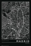 Αφίσα Madrid - City Map