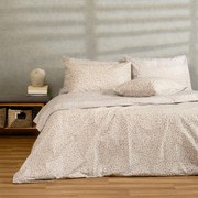 Παπλωματοθήκη Υπέρδιπλη (225x245) 2 Όψεων Melinen Ultra Line Olga Beige