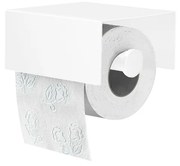 Χαρτοθήκη με καπάκι Ορείχαλκος White Mat Sanco Toilet Roll Holders Pro 0856-M101