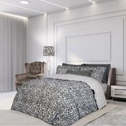 Σεντόνια 2122 (Σετ 3τμχ) White-Black-Chaki Greenwich Polo Club Μονό 170x260cm 100% Cotton