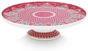 ΜΙΝΙ ΤΟΥΡΤΙΕΡΑ 21cm PIP STUDIO - FLOWER FESTIVAL SCALLOP DECO DARK PINK