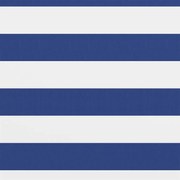 Διαχωριστικό Βεράντας Λευκό/Μπλε 75 x 400 εκ. Ύφασμα Oxford