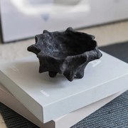 Διακοσμητικό Μπολ Chestnut Πέτρα Ρητίνης Μαύρο Ø20xH20 cm METTE DITMER