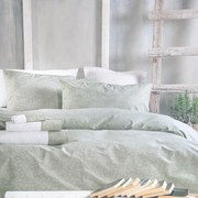 Κουβερλί Bendetta (Σετ 2τμχ) Dark Green Ρυθμός Ημίδιπλο 160x240cm 100% Βαμβάκι