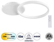 VENOM 61118 Φωτιστικό Οροφής Δαχτυλίδι-Κύκλος LED CCT 45W 5445lm 360° AC 220-240V