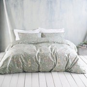 Κουβερλί Corina (Σετ 2τμχ) Green Ρυθμός Ημίδιπλο 160x240cm 100% Cotton
