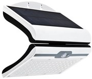 Ηλιακό Φωτιστικό Τοίχου Αισθητήρα PIR 60W 6000K ABS Λευκό 6634 Spotlight-6634-Λευκό 6634