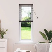 vidaXL Ρολό Παραθύρου με κουρτίνες Άλλο Μαύρο 80 x 130 εκ Αλουμίνιο