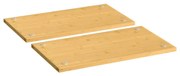vidaXL Καλύμματα Εστιών Κουζίνας 2 Τεμ. 50 x 28 x 1,5 εκ. από Μπαμπού