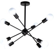 Φωτιστικό Οροφής KQ 2629/8 GWEN BLACK PENDANT Δ4 - 51W - 100W - 77-8092