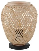 Φωτιστικό Επιτραπέζιο 'Dembleby' 43263 Natural-Black Eglo Μέταλλο,Ξύλο