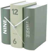 Ρολόι Επιτραπέζιο KA5756GR Book Green Karlsson Χαρτί