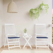 vidaXL Μαξιλάρια Παλέτας 2 τεμ. Ναυτικό Μπλε 50x50x4 εκ. Ύφασμα Oxford