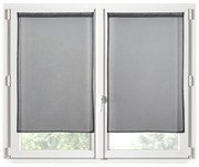 Σετ Κουρτίνες Παραθύρου (60x120) Με Τούνελ S-F Monna Anthracite RA2B961006
