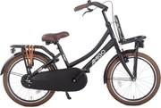 Sturdy 20 Inch 32 cm Girls Coaster Brake Matte blackAMIGO