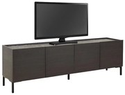 Έπιπλο τηλεόρασης Calliope wenge-μαύρο μαρμάρου 180x44x57εκ