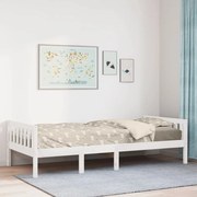 vidaXL Κρεβάτι Παιδικό Χωρίς Στρώμα Λευκό 80x200 εκ. Μασίφ Ξύλο Πεύκου