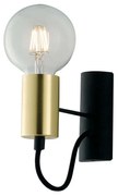 Φωτιστικό Τοίχου - Απλίκα I-Axon-AP Black-Gold Luce Ambiente Design Μέταλλο