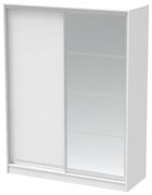 Ντουλάπα Δίφυλλη Korredor I 361-000051 160x60x220cm White Δίφυλλη
