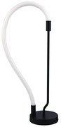 InLight Επιτραπέζιο φωτιστικό LED 18W 3000K από μαύρο μέταλλο και σωλήνα σιλικόνης D:60cm 3010