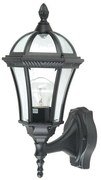 Απλίκα Φωτιστικό Τοίχου E27 60W IP44 Μαύρο Ledbury GZH-LB1 Elstead Lighting GZH-LB1 Μαύρο