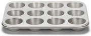 Φόρμα Cupcakes/Muffins 12 Θέσεων Silver Top 221.03634.1 35cm Silver Patisse Ανοξείδωτο Ατσάλι