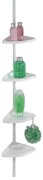 Γωνιακή Ραφιέρα Μπάνιου Τηλεσκοπική Wenko Easy White 3208010100