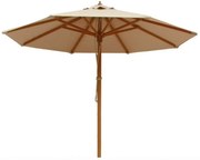 Ομπρέλα Επαγγελματική Fiji 01-00-2168 Φ2m Beige-Brown