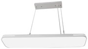 Adeleq Led Φωτιστικό Παραλληλόγραμμο Ανάρτηση 19x90cm 50W 3000K Λευκό 21-905000