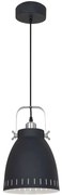 Φωτιστικό Οροφής Sansa 4126225 Φ21,5x186cm 1xE27 20W Black-Silver Bot Lighting