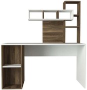 Γραφείο Coral 731WAT3810 140x60x153,8cm White-Walnut