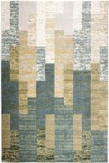 Χαλί Bellagio 11178 Y Petrol-Beige-Ecru Βιοκαρπέτ 160X230cm