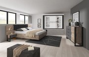 Lh-homefurniture Σετ Κρεβατοκάμαρας Arden Sand gragne+matera 160x200 4τμχ ARDEN-SET