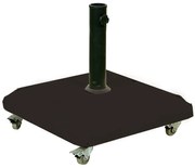 Βάση Ομπρέλας Τσιμεντένια Με Ρόδες NTH37B 50x50cm Black