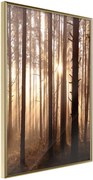 Αφίσα - Morning in the Forest - 40x60 - Χρυσό - Χωρίς πασπαρτού