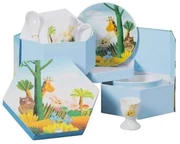 Σερβίτσιο Φαγητού Παιδικό Bebe Zoo (Σετ 5Τμχ) 28.0422.90 Multi Cryspo Trio Πορσελάνη