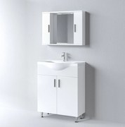 Έπιπλο Μπάνιου Σύνθεση IRENE 75 Λευκό Πάγκο 72x34x83cm 9SIR075WHD 9SIR075WHD