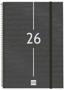 Ατζέντα Finocam YEAR Μαύρο A4 21 x 29,7 cm 2026