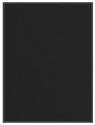 vidaXL Πατάκι Εισόδου Μαύρο 80 x 120 εκ.