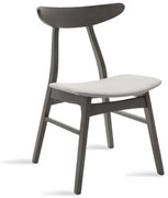 Καρέκλα Orlean 097-000008 Rustic Grey Wood, Fabric